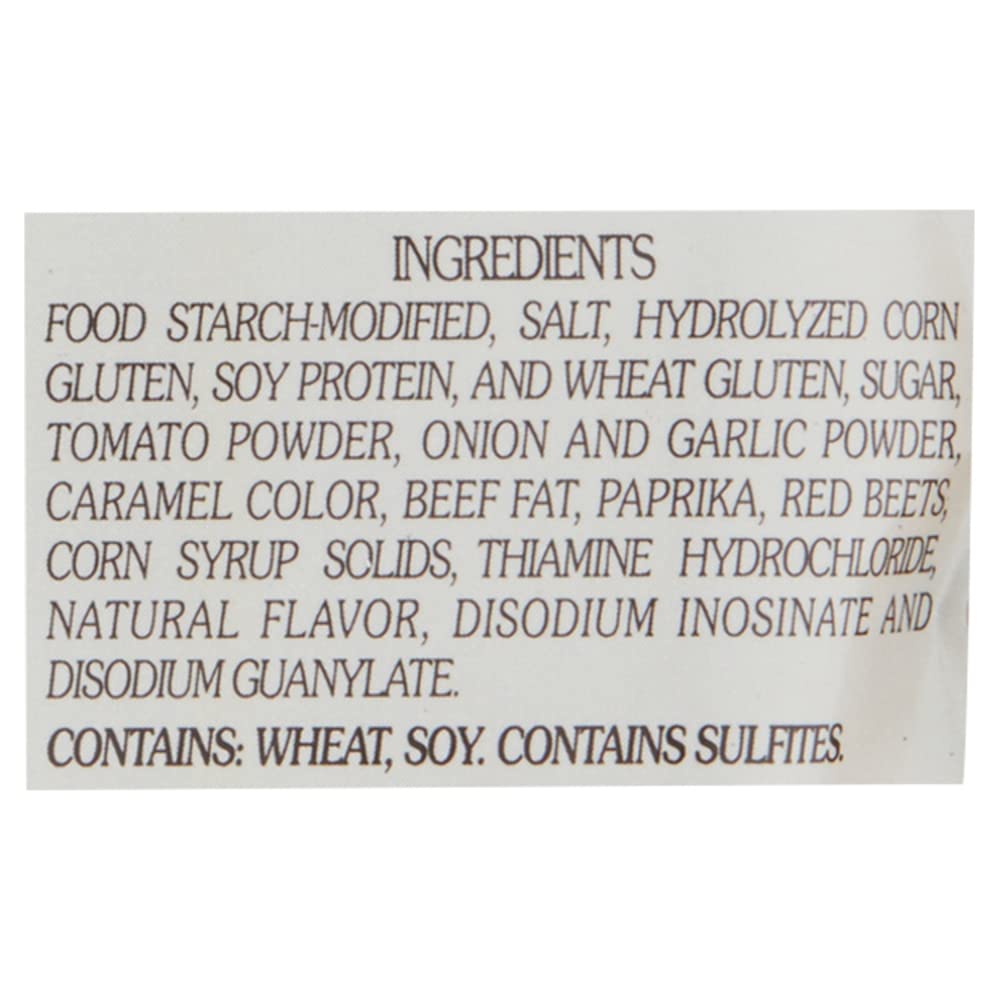 Crockery Gourmet beef seasoning packet delivers consistent beef flavor.