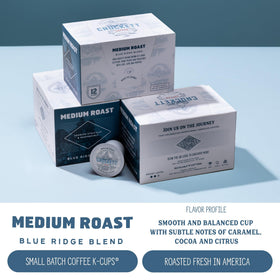 Crockett Coffee K Cups Balanced Flavor: consistent taste all day