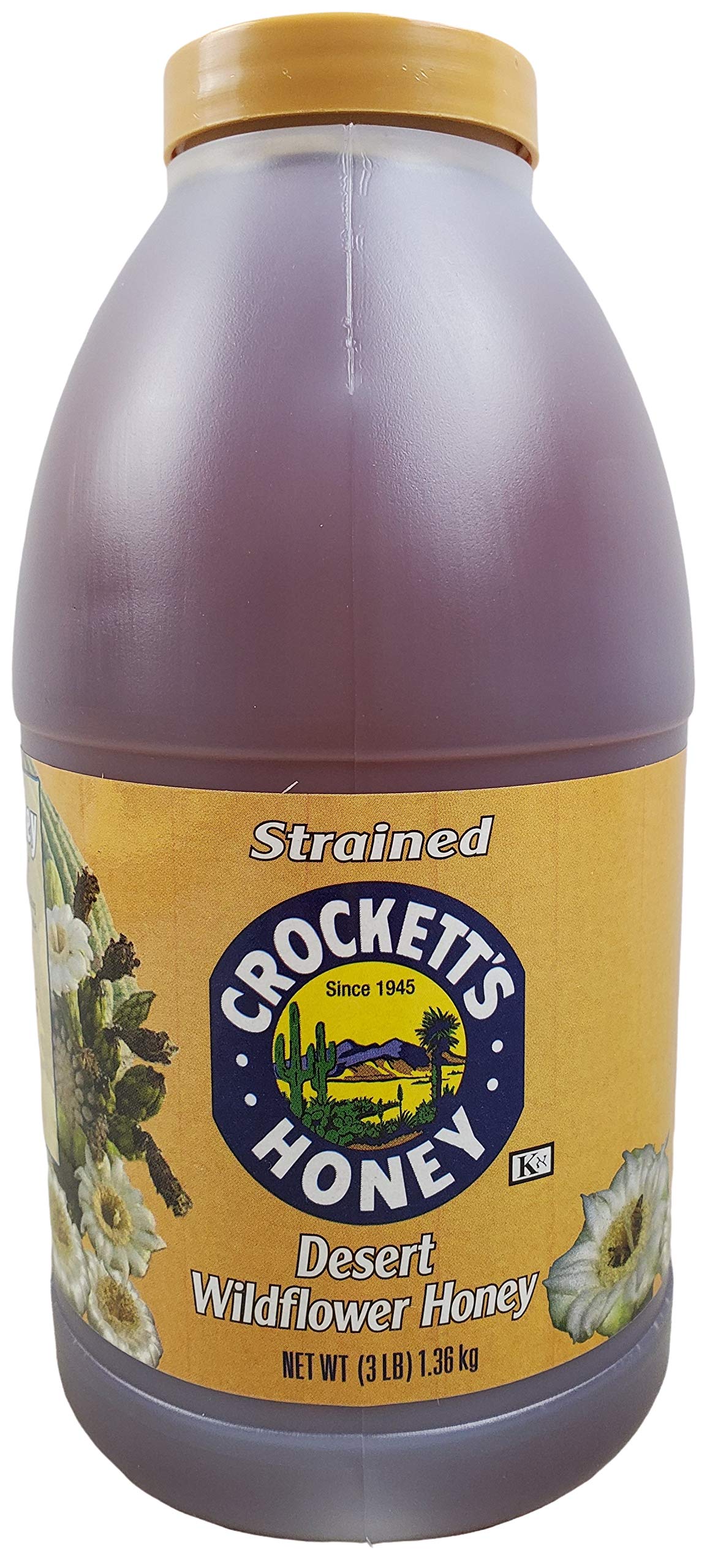 Crockett Honey Co Arizona Desert Wildflower honey bottle, highlighting natural flavor and versatile sweetener use