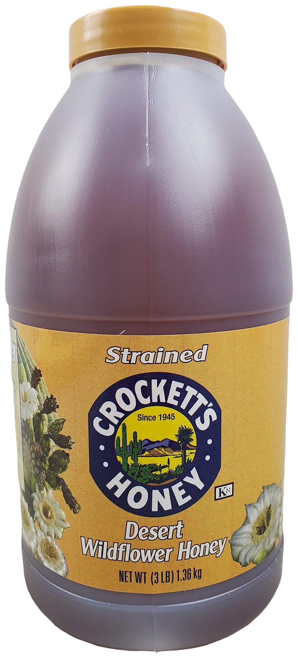 Crockett Honey Co Arizona Desert Wildflower honey bottle, highlighting natural flavor and versatile sweetener use