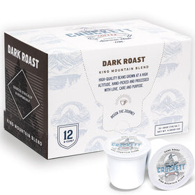 Crockett K-Cups coffee pod ready for use, bold flavor in a convenient single-serve pod.