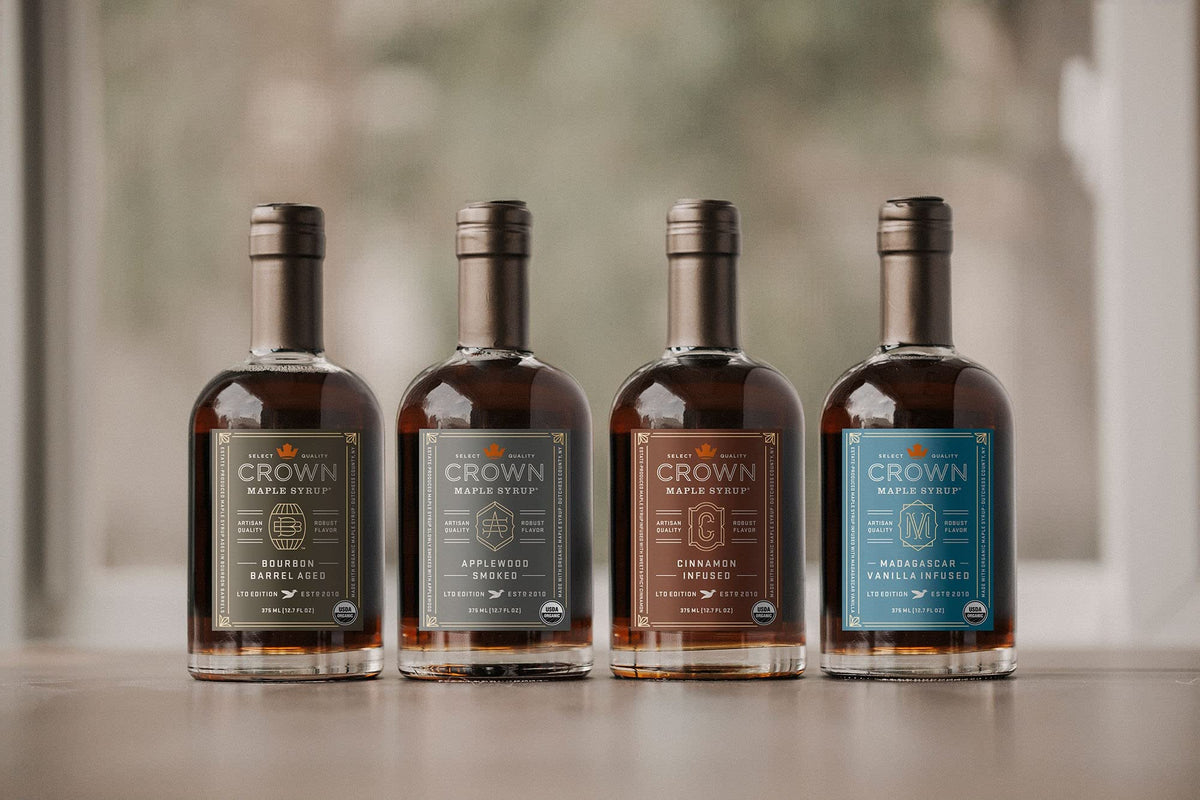 Crown Maple brunch desserts with vanilla-infused syrup elevate pastries
