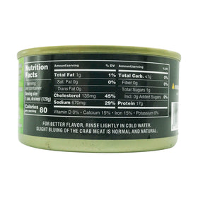 Crown Prince no-bleaching-preservatives crab meat preserves natural flavor for easy meals.