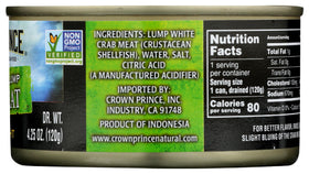 Crown Prince product-of-thailand crab meat delivers authentic seafood flavor.