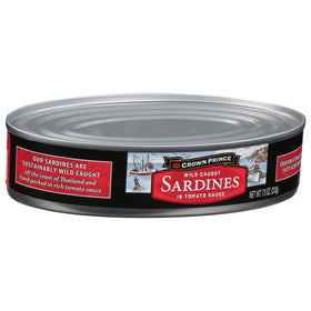 Crown Prince Sardines cans pack 12—convenient pantry staple for casseroles