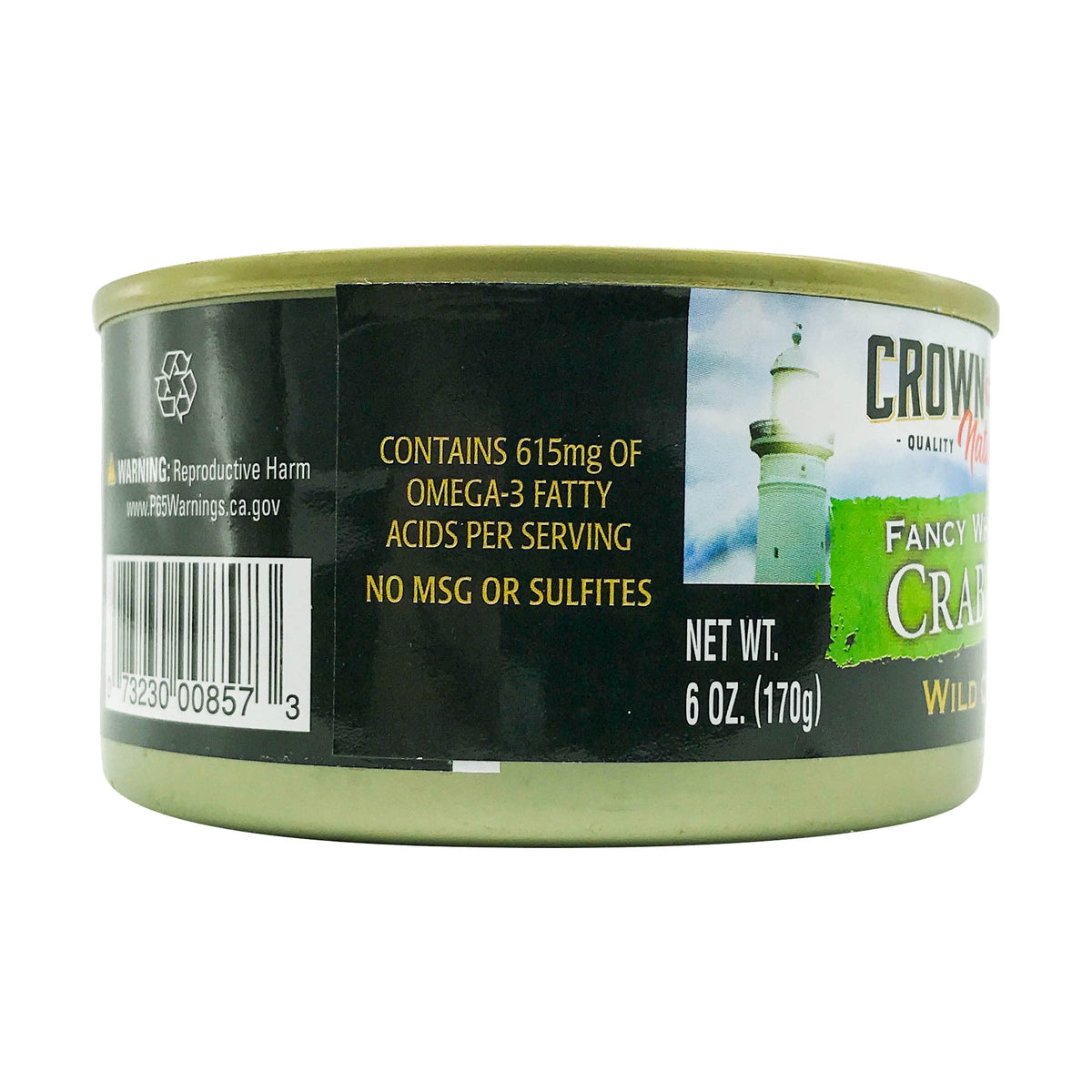 Crown Prince zero-trans-fat crab meat provides a fat-free protein option.