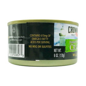 Crown Prince zero-trans-fat crab meat provides a fat-free protein option.