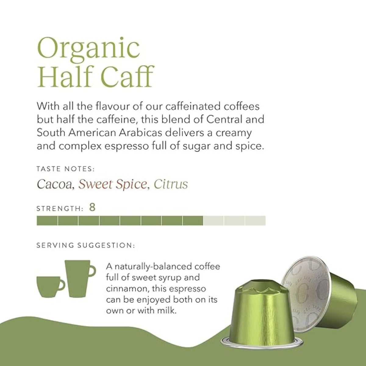 Cru Kafe compatible with Original-Line Nespresso machines for easy espresso.