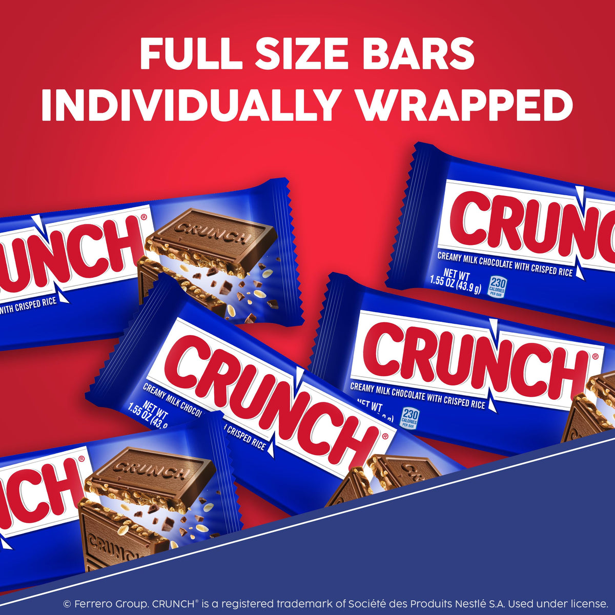 CRUNCH on an office desk snack during a mid-day break