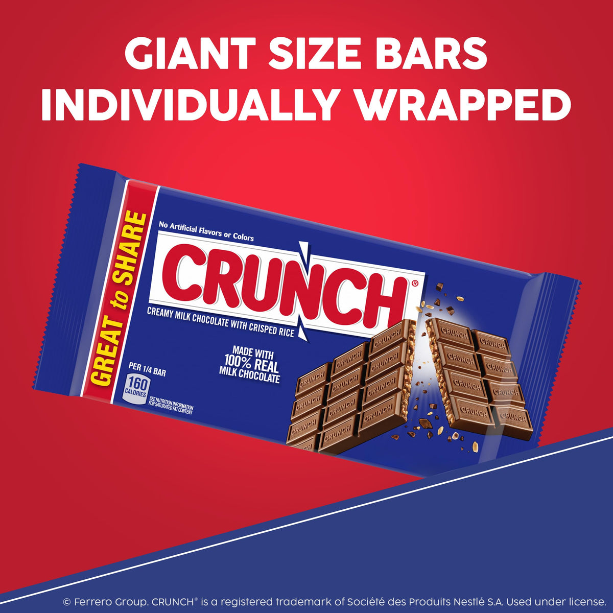 Crunch Giant Bar on a desk with coffee signals a tasty work-day pick-me-up.