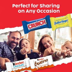 CRUNCH mini bar, crispy texture for satisfying crunch.