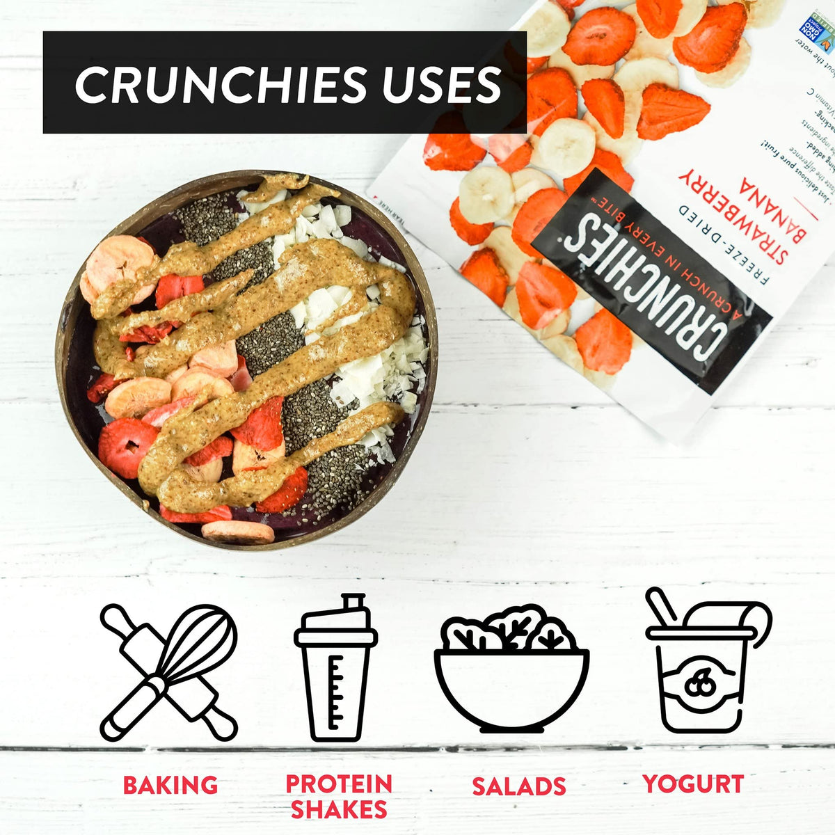 Crunchies farm-to-table mango freeze-dried fruit concept, trusted sourcing.