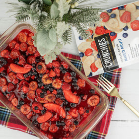Crunchies smoothie topping adds color and crunch