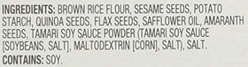 Crunchmaster Multi Grain Crackers United States origin label