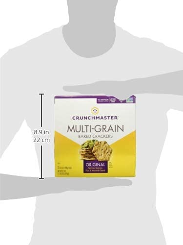 Crunchmaster Multi Grain Crackers whole grain ingredients and natural profile