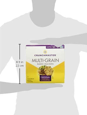 Crunchmaster Multi Grain Crackers whole grain ingredients and natural profile