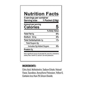 Crush Orange Drink Mix sachets for quick, sugar-free flavor on the go