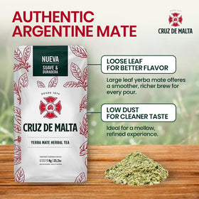 CRUZ DE MALTA energy-boost yerba mate helps steady daily energy.