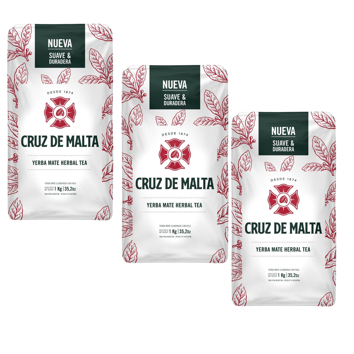 CRUZ DE MALTA yerba mate loose leaf delivers smoother, richer flavor for each pour.