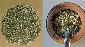 CRUZ DE MALTA Yerba Mate tea in cup ideal for daily rituals and energy.