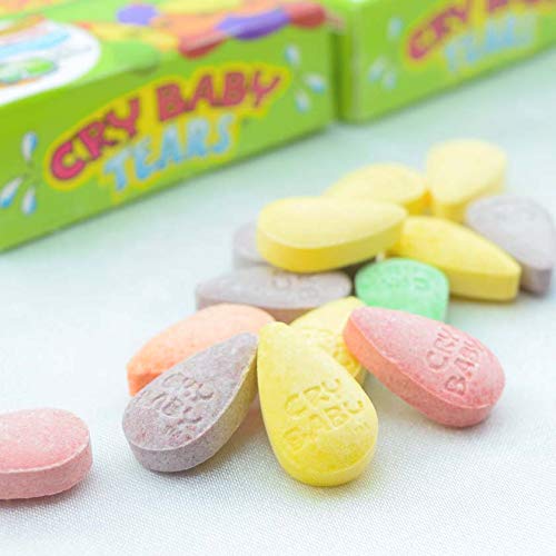Cry Baby Tears Extra Sour berry flavor with vivid color and crunchy texture