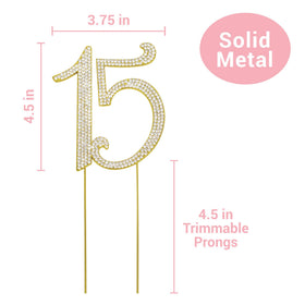 Crystal Creations adjustable-height prongs fit various cake sizes securely