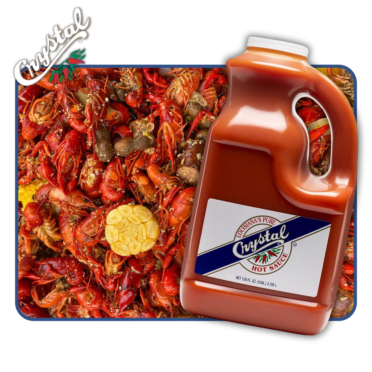 Crystal gallon bulk pack ideal for restaurants and family gatherings