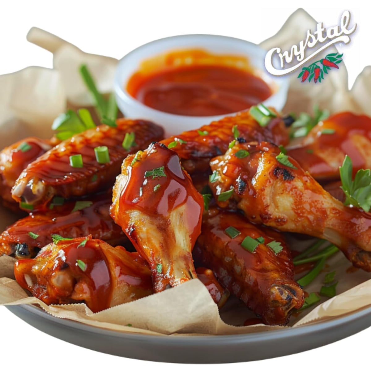 Crystal Hot Sauce kitchen scene highlighting versatile everyday flavor.