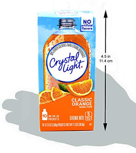 10-pack on-the-go flavor packets provide convenient daily refreshment.