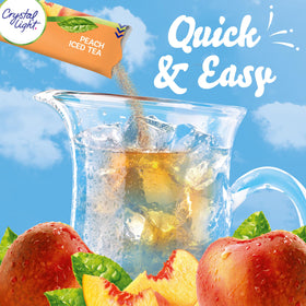 Crystal Light 12-pack-box-display highlights pre-portioned packets for quick mixing.