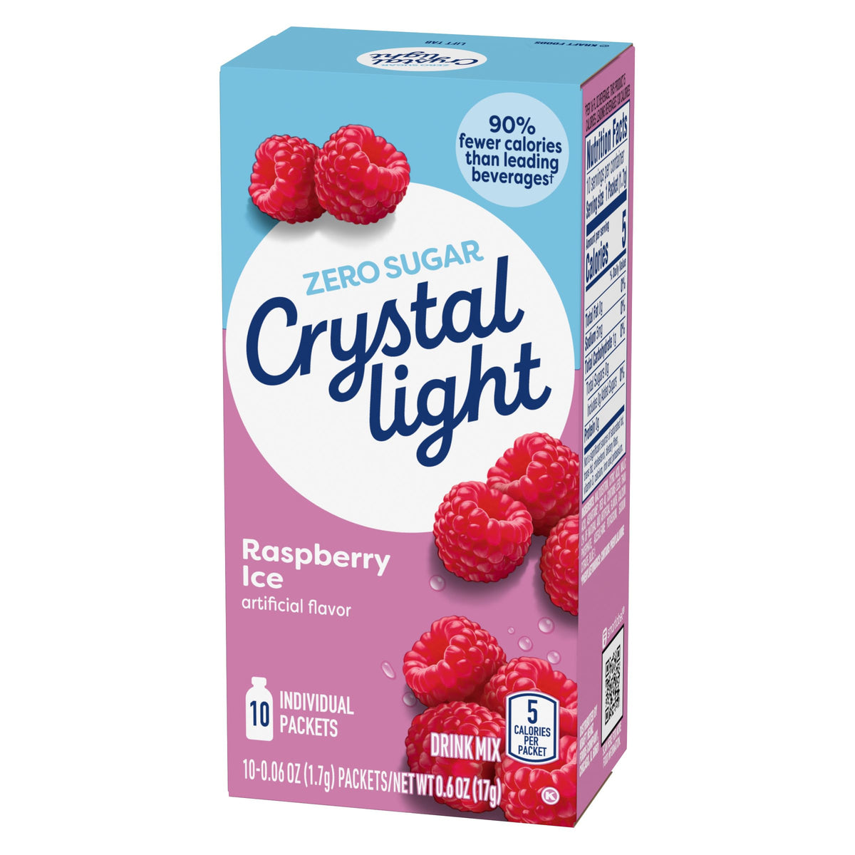 Crystal Light 12-pack packaging highlight for family-friendly hydration options.