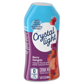 Crystal Light Berry Sangria glass offers refreshing, ready-to-drink experience.