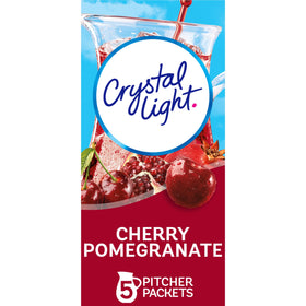 Crystal Light Cherry Pomegranate canister set for low-calorie, zero-sugar refreshment at home.