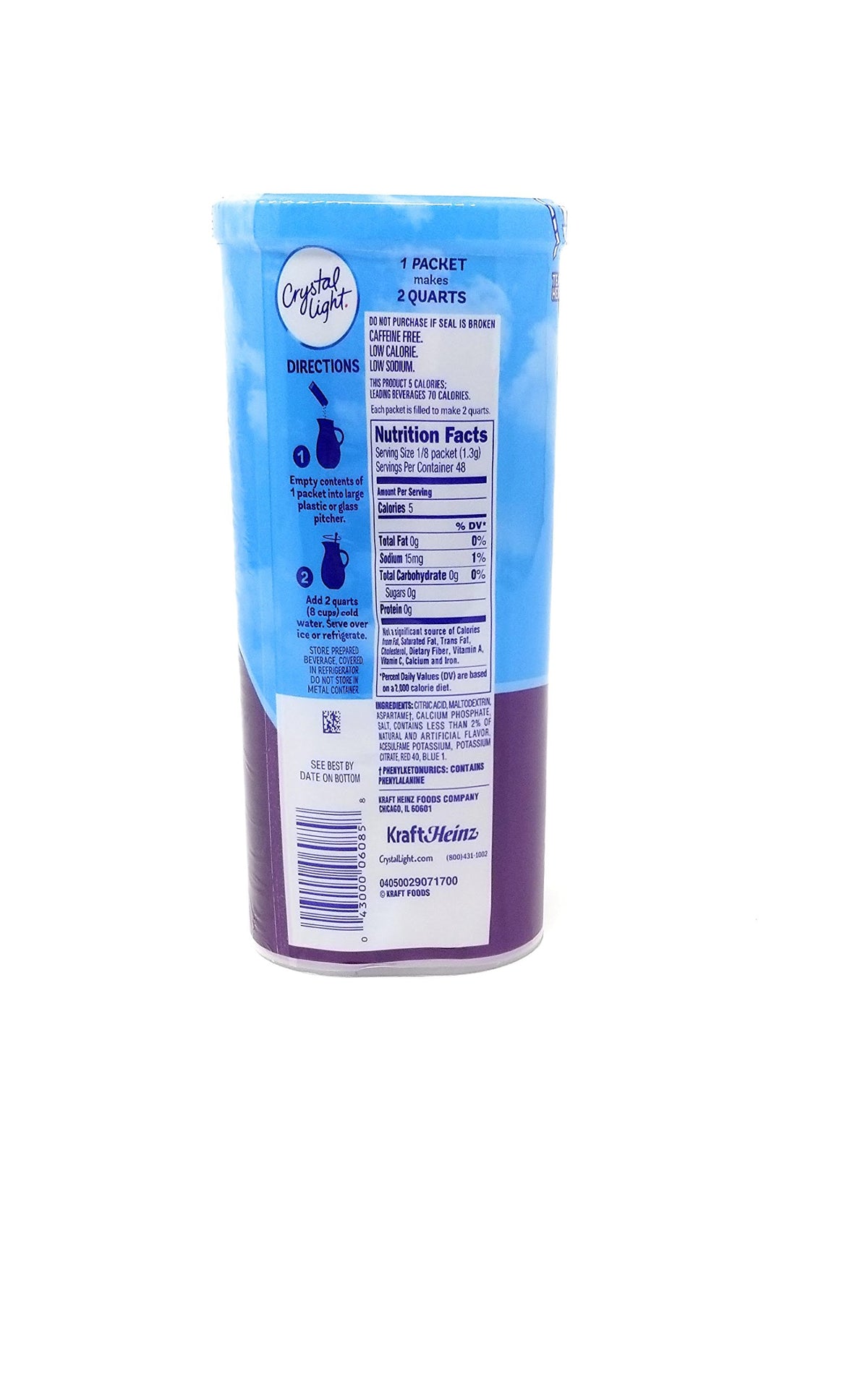 Crystal Light Concord Grape drink packets for quick, portable flavoring at home or on the go.