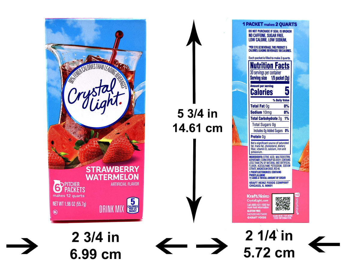 Crystal Light family-friendly beverage mix suitable for gatherings