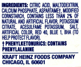 Crystal Light Fruit Punch on kitchen counter, easy hydration option