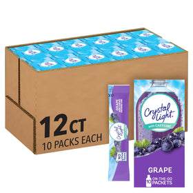 Crystal Light Grape on-the-go packets ready for quick hydration on the move