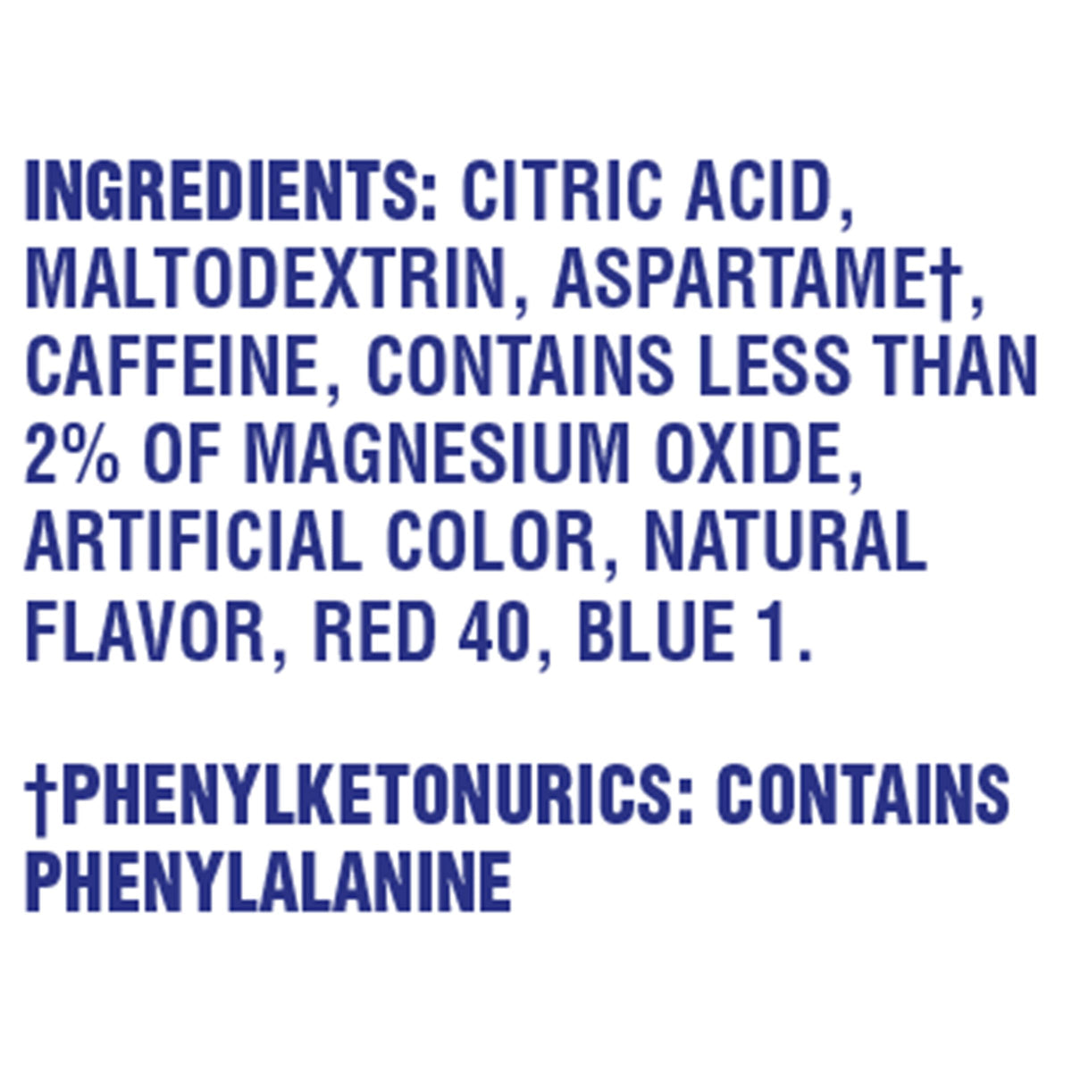 Crystal Light Grape powder dissolves in water for a fruity, low-calorie drink.