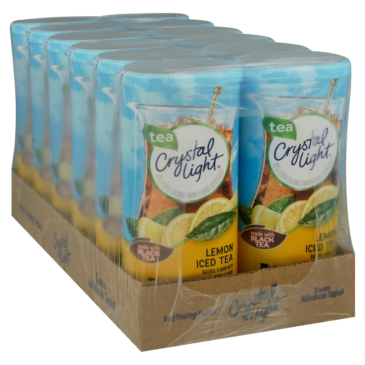 Pitcher packets ready for quick, low-calorie lemon tea.