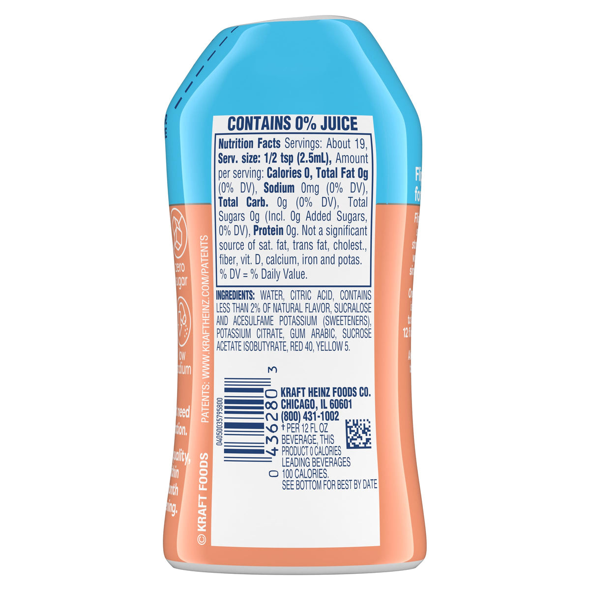 Crystal Light Mango Passionfruit mix-in-water—instant fruity flavor in seconds.
