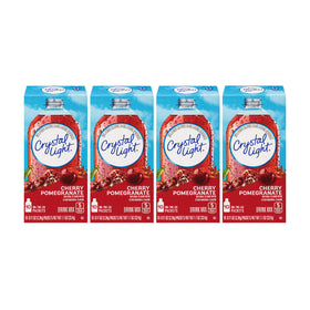 Crystal Light Natural Cherry Pomegranate on-the-go front of box, refreshing flavor