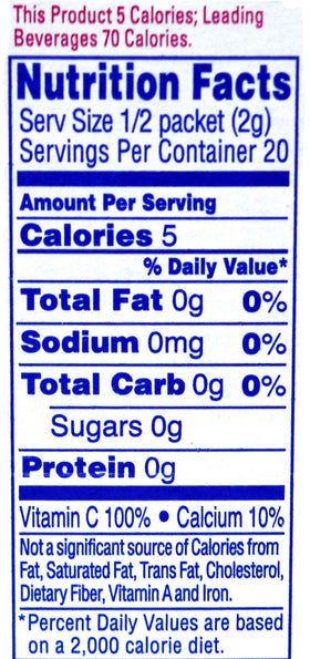 Crystal Light On The Go box with 10 packets for travel-friendly flavor