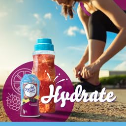 Crystal Light on-the-go squeeze bottle ready to flavor water anywhere.