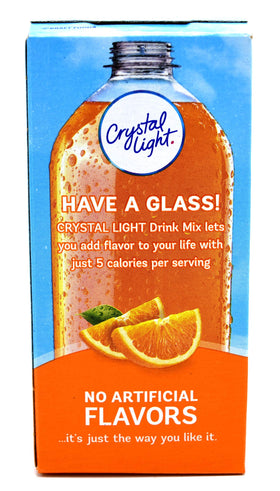 Crystal Light Classic Orange with Vitamin C adds flavor and calcium.