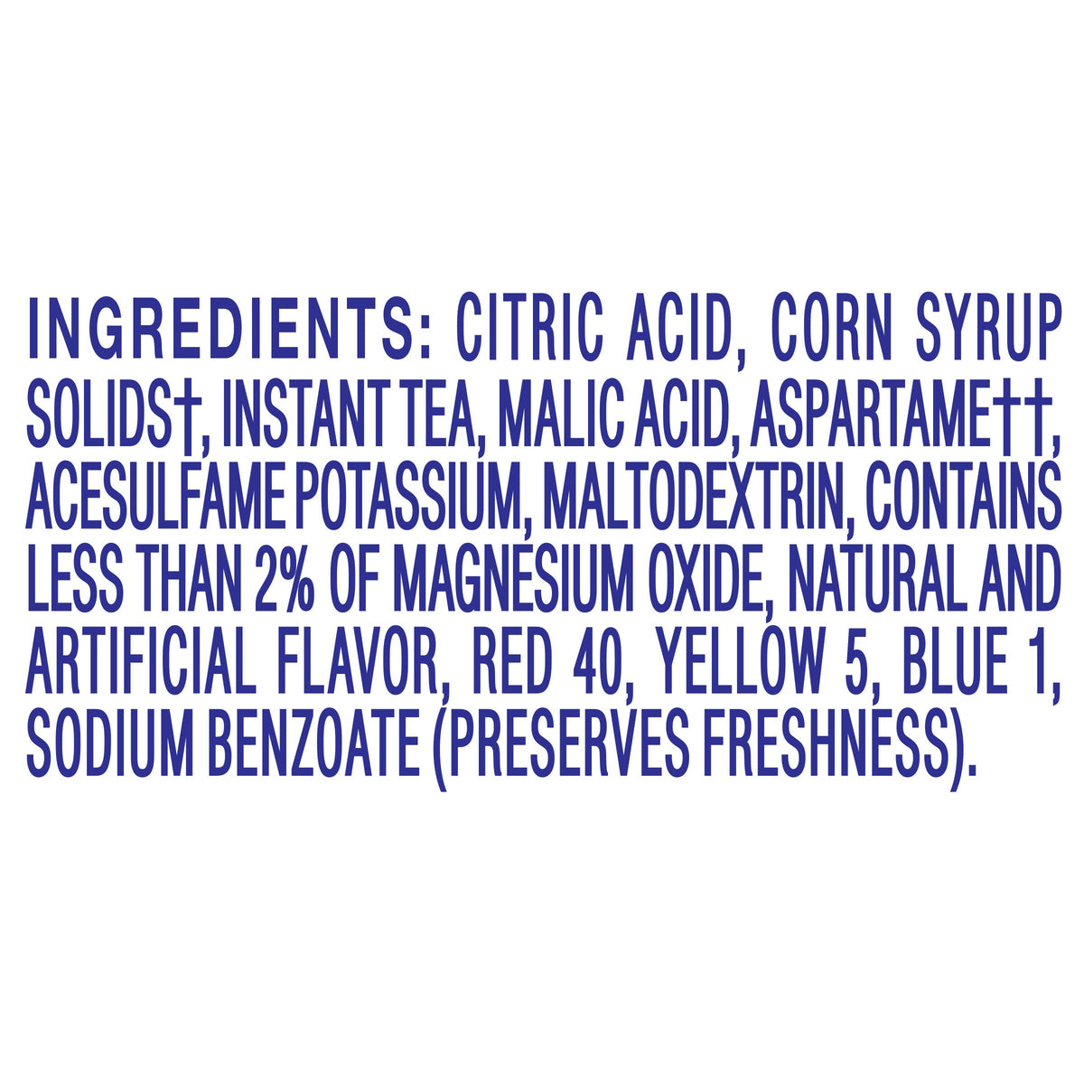 Crystal Light Peach iced tea powder dissolves quickly for a ready-to-drink sip