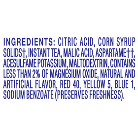 Crystal Light Peach iced tea powder dissolves quickly for a ready-to-drink sip