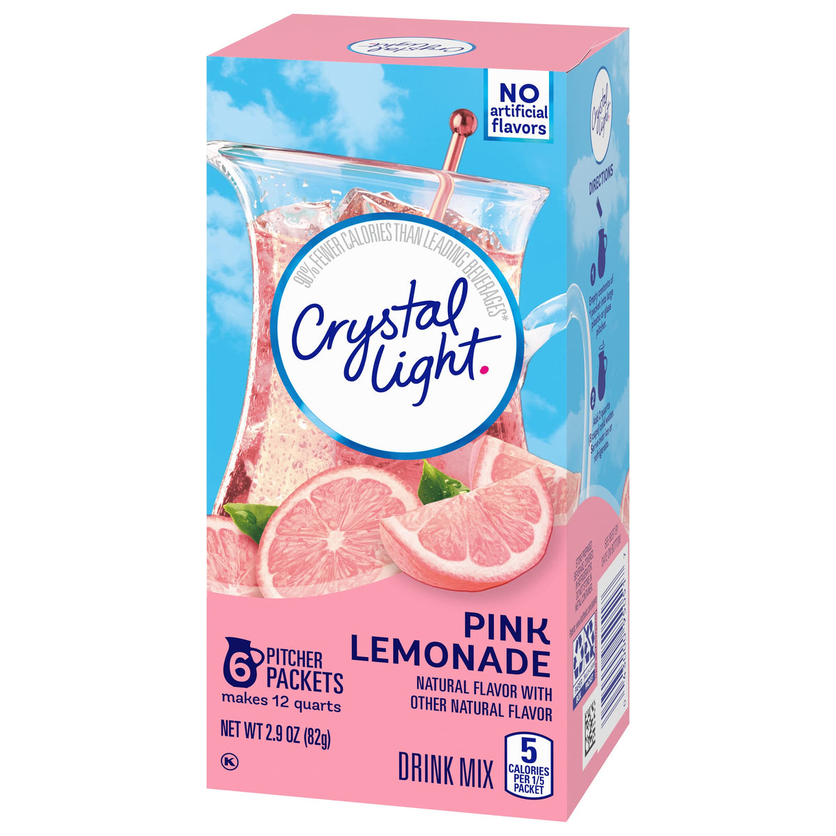 Crystal Light Pink Lemonade glass highlights a cool, thirst-quenching moment.