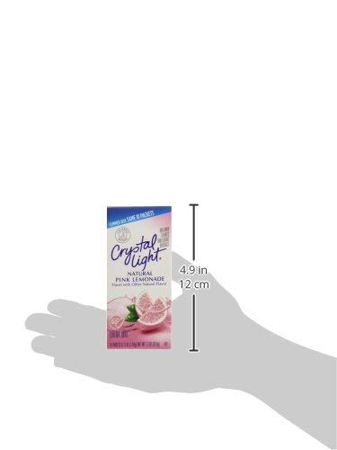 Crystal Light Pink Lemonade kitchen setup with scoops and bottle ready to mix