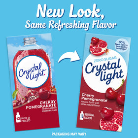Crystal Light quick-dissolve powder blends with water for fast hydration.