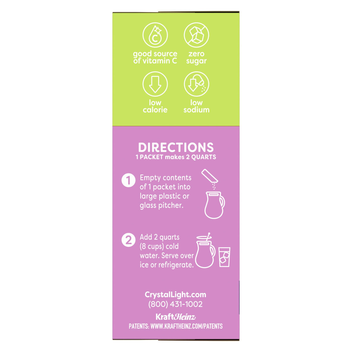 In-kitchen setup of Crystal Light Raspberry Green Tea, ideal for quick refreshments.